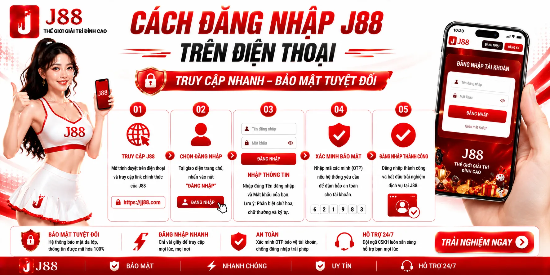 Đăng Nhập J88 – Cách Truy Cập Tài Khoản An Toàn 2 Cách đăng nhập J88 trên điện thoại