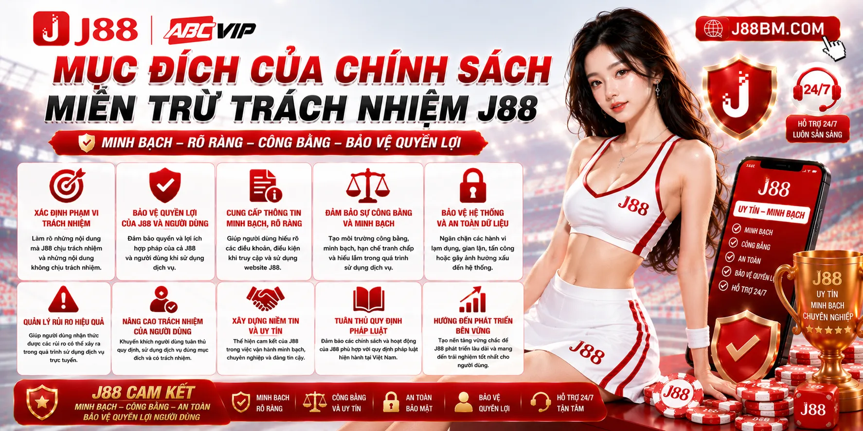 Miễn Trừ Trách Nhiệm J88 – Phạm Vi Thông Tin Và Trách Nhiệm 1 Mục đích của chính sách miễn trừ trách nhiệm J88